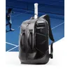 屋外バッグ本物のグレートスピードテニスラケットバックパックブラックシューズコンパートメントスカッシュバドミントンパデルバッグ2Rポータブルハンドバッグ