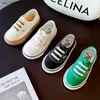 Sneakers New 2024 Childrens Canvas Shoes Sports Breathable Casual Fashion Preschool Girls Boys Size 19-30 Nina Q240412