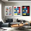 Modern Formula 1 Circuit History Poster Canvas Painting Wall Art Picture for Living Room Home Cuadros room decor