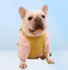 Cachorro de inverno roupas de macacão francês roupas de bulldog para cães roupas de inverno