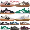 2024 Maroon Black Gum Handball Spezial Shoes Black Clear Pink Gum Running Shoes Outdoor Originals Mesa Gum Aluminium Blackgum Brown Men Women Casual Shoes