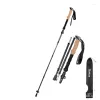 Trekking Poles Outdoor Mountaineering Stick Tra Light Folding Vandring koldroppsleverans Sport utomhus camping och Ottia