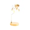 Bougeoirs Solder rotatif Metal Tea Light Stand Rotary Chandelier Rotaryo Salught for Living Room Decor