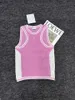 Damen Strick Tees Womens T -Shirts ärmellose Frau Westen Westen Summer Tanks T -Shirts Kurzhemd Ice Seidentimen#A9