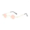 Sunglasses Frames Steampunk Vintage Retro Round Small Circle Frame For Women Girl