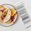 Ensembles de vaisselle Tortilla Stand Decorative Taco Color Box Box Box en acier inoxydable Kitchen Burrito Store Supplies