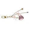 Keychains Disdicate Heart Keychain Ornement élégant Bowknot Pendant sac DCORATION DUSHIP