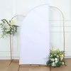 Parti Dekorasyonu 152cm/4.99ft 2 Sides Half Arch Stand Stand Bej Pembe Arka Pembe Arka Pembe