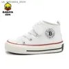 Sneakers Babaya Childrens Tolevas Chaussures Boys Sports 2024 Spring New Breathable Girls Blanc Casual Q240412