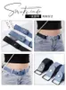 Ceinture de taille paresseuse, tour de taille changée en jean violet petit, réglable et extensible, outil de collecte de taille élastique, ceinture invisible et sans trace 649