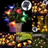 Nowy sznurek słoneczny 50 LED Cute Bee Outdoor Ślubny dom w ogrodzie patio impreza choinka miodna gwiaździsta bajkowa lampa dekoracje