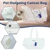 Transportadores de gatos Pet Sling Puppy Mandel-Free Dog Saco com alça ajustável e ombro de bolso para Trav S8K6 ao ar livre