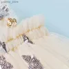 Robes de fille Robe de paillette de fête princesse pour les bébés filles étoiles sans manches en manche