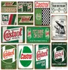 2021 New Wake field Castrol Motor Oil Metal Tin Signs Wall Plaque Vintage Art Poster Painting Plate Gas Station Pub Club Garage De2525035