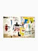 Sälj Basquiat Graffiti Art Canvas Måla väggkonst Bilder för vardagsrummet Moderna dekorativa bilder8484711