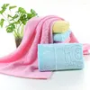 Towel 2Pcs Home Family Living Absorbent Hand Face Wash Nano-microfiber Bath For Adult High Quality Cotton Hair Towels