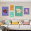 TV Show Friends Funny Quote Life Is Better With Friends Poster Canvas Painting Colorful Wall Art For Living Room Home Decor