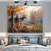 1Pcs Forest Eik Tapestry Tree Tapices Room Wall Art Home House Bedroom Aesthetic Decor For 2023 Tapiz Y2k Arazzi Hanging