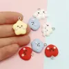 20Pcs Lovely Cartoon Stars Clouds Heart-shaped Charms For Necklace Bracelet DIY Pendants Earrings Keychain Jewelry Accessories