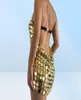 スカートビーチ女性ボディチェーンクールセクシーメッシュスパンカインブラジャービキニナイトクラブスタイル誇張された丸い衣服声明メタルチェーンBR6606951