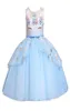 Blumenmädchen Unicorn Fancy Dress Up Kid039s Geburtstagsfeier Prinzessin Cosplay Kostüm7520159