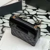 20 سم أصلي 10A Crossbody Top Facs حقيبة مغلف سيدة مع مصمم جلدي الكتف مربع C516