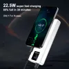 6*18650 Power Bank Case Quick Charge 4 Wire Battery Storage Box LED Detachable DIY Shell Bank Without Battery For Iphone Huawei