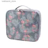 Cosmetische tassen vrouwen flamingo mini cosmetische tas hoogwaardige professionele make -up case vrouwelijke borstelbuis organisator manicure koffer opbergdoos l49