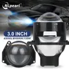 NLPEAR BI LE LE LES LENSEURS DE PROJECTEUR DE RÉDUCTION LED 120W 40000LM 3,0 pouces pour les phares de voiture Bild Hyperboloid Lens High / Low Tuning Accessoire