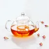 Delar Heatresistant Glass Teapot Filter Kung Fu Tea Set Sixperson Pot Borosilicate Pot 600 ml