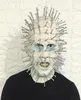 Hellraiser Pinhead Horror Mask Party Carnival Mascaras Head Nail Man Film Cosplay Maske Halloween Latex Scary Masken Parodprops 222464036