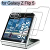 Vidro temperamento para samsung galaxy z flip 5 5g de tela externa protetor câmera lente anti-arranhão filme de proteção para samsung z flip5