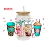 UV DTF Transfer Sticker Nurse Medical för 16oz Libbey Glasses Wraps Bottles Cup Can DIY Waterproof Custom Decals D3674