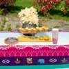 أدوات المائدة المتاحة للقرص ديوالي لوحات زهرة العطلات كؤوس الطعام ديكورات المنزل حفلة منزلية