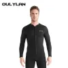 Costumes oulylan 1,5 mm néoprène wetsuit masculin à manches longues de surf à manches longues sport aquatique