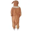 Eevee grenouillère Halloween Cosplay Costume for adultes femmes pyjamas pijamas kigurumis mâles de Noël cadeaux de vêtements d'hiver cadeau