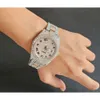 Luxo Parecendo totalmente assistir Iced para homens Mulher Top artesanato exclusivo e caro Mosang Diamond 1 1 5A Relógios para o Hip Hop Industrial Luxo 1745