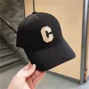 Baseball Cap C Letra Bola Caps de moda Designer de chapéu esportivo bordado Big Head Surround Face Small Casal Snapback Cap Men and Women Sport Sun Hats Chapeau