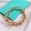 2024 Designer Luxury Brand Jewelry Chain Diamond U Horseshoe Moissanite Nail Gold Lover Bangle Womens Armband Chirstmas Gift