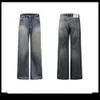 Baggy jeans Washed Fade Micro Horn Straight Leg Wide Leg Floor Dragging Jeans Cleanfit Style Unisex Pants