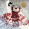 Ropa para perros 2021 nueva do ropa lindo vestido lolita mascota de verano do gatos de tela personalizada hecha a mano bichon teddy poodle schnauzer princess falda l49
