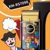 Shavers Kemei Herren Elektrische Rasierer Professioneller Bart Trimmer Mini Elektroraver Bartschneider Graffiti USB -Ladung RS7098
