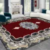 Alfombras persa de lujo de lujo alfombra de estilo nacional para sala de estar mesa de café con alfombra decorativa de área de dormitorio grande