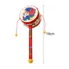 4 pièces en bois percussion Instrument de musique playset Noisemaker Toy Development pour bébé né 36 mois d'enfants de fête 240408