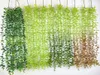 Fleurs décoratives 68cm 5 fourchettes Eucalyptus Vines Mur artificiel suspendu Garland Fake Plant pour le mariage Room de maison Décoration de jardin Plastic