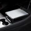 Speisesentablett für Tesla Modell 3/Y 2023 Mittelkonsole Getränke Food Tischplattenplatte mit Silikonmatten -Organisatorhalter Lagerung