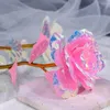 Fleurs décoratives Colorful Artificial Glow in the Dark Simulation Rose for Wedding Mariding Saint Valentin's Day Decoration Supplies Creative Gift