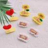 Crochet en laine Crochet mignon Clip de cheveux de tournesol tridimensionnel Love Bb Clip Pink Sherry Mary Childrens Hair Clip Accessoire Clip Accessoire