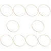 Dekorativa blommor 20 PCSdecorative DIY Christmas Wreath Crafts Material Trä dröm Catcher Hoop Flower Baskets Party Supply Moss