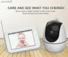 Babypono -Monitore Wireless Babyphone mit bidirektionalem Audio -Weinenalarm -Nachtsicht Lullaby -Temperatur und HD4.5 Screen -Babyphonc240412